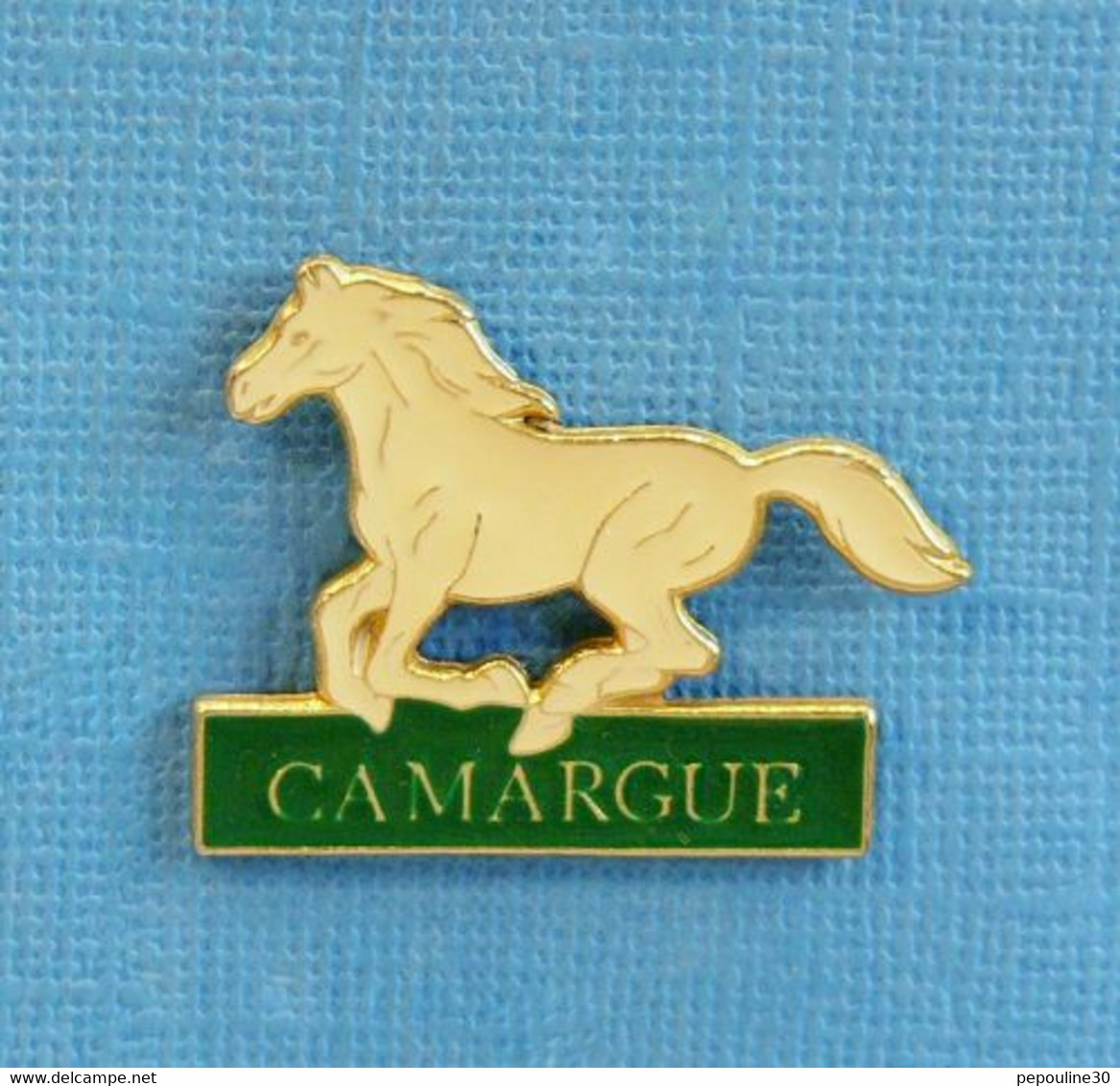 1 PIN'S //  ** CHEVAL CAMARGUAIS ** . (BARILLET) - Stierkampf