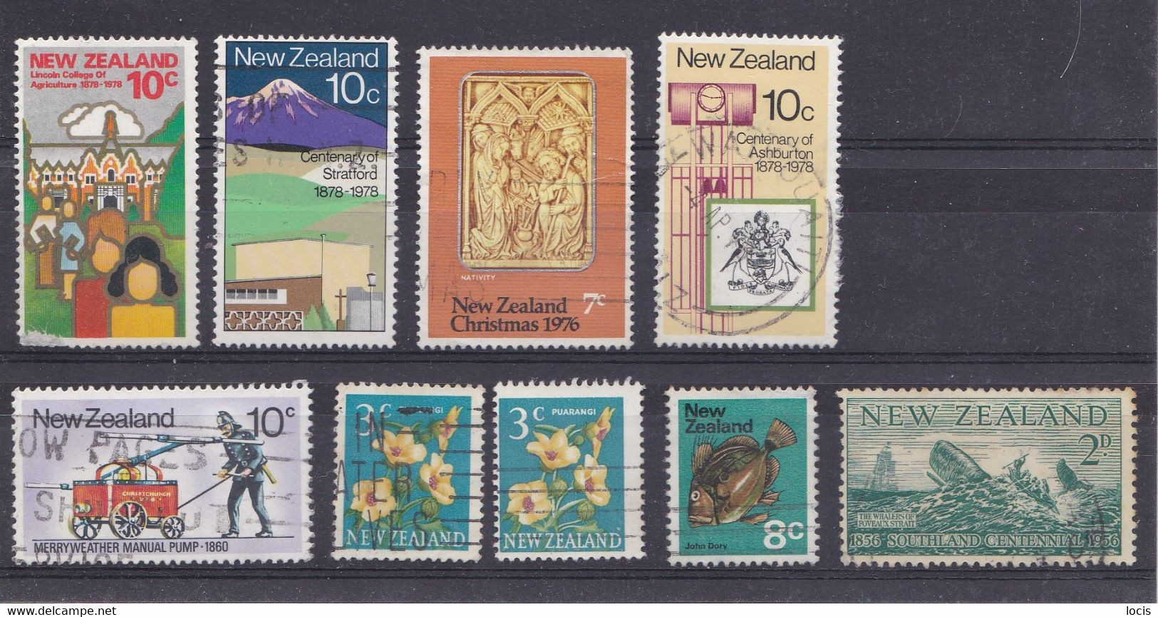 NEW ZEALAND DIFFERENT USED STAMPS - Lots & Serien