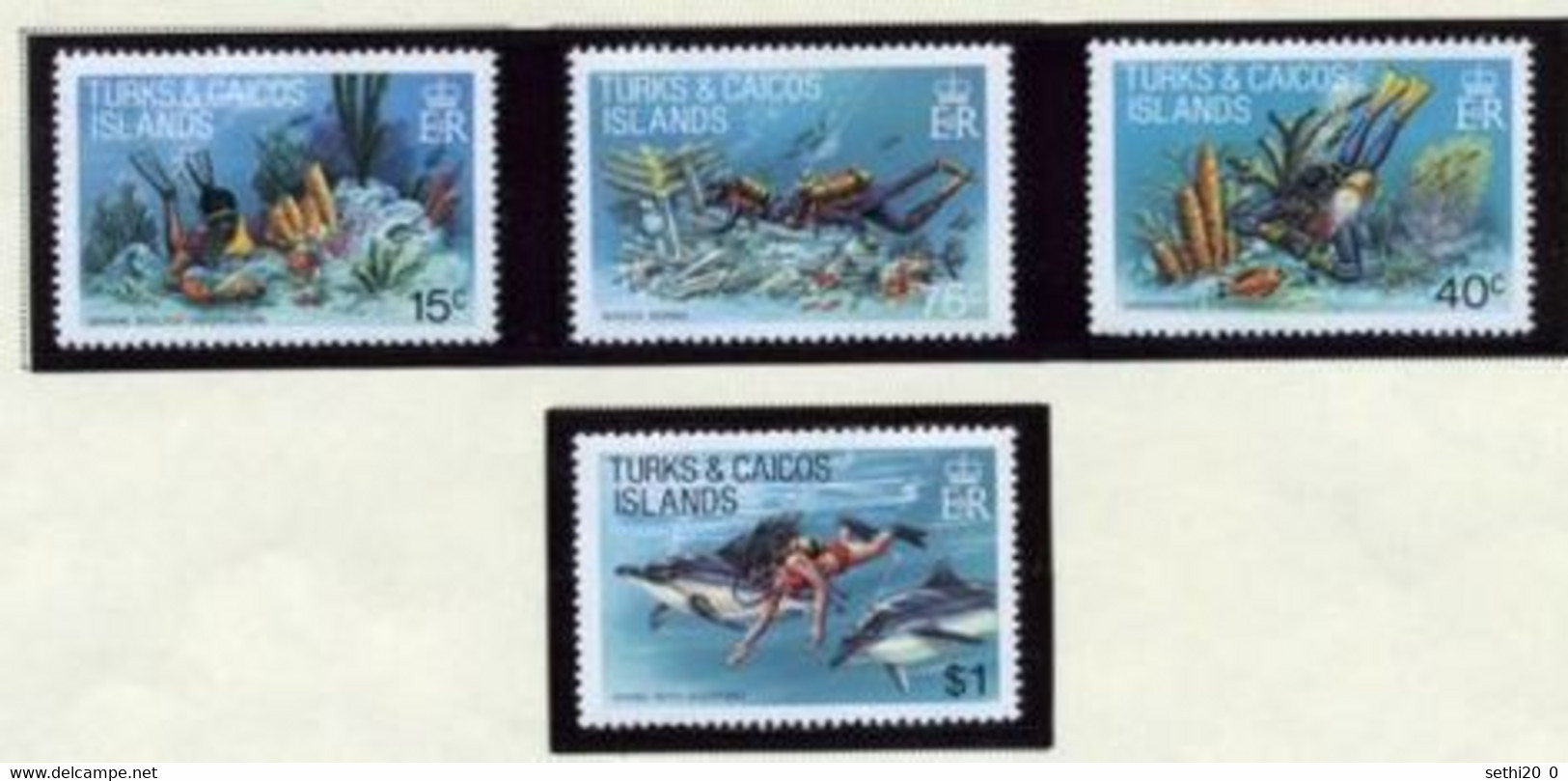 Turques Et Caiques Plongée Scuba Diving  MNH - Plongée