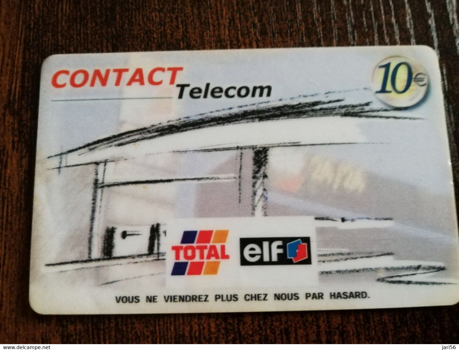 ST MARTIN FRENCH SIDE € 10,-  GAS STATION TOTAL/ELF   CONTACT TELECOM    **4327 ** - Antille (Francesi)