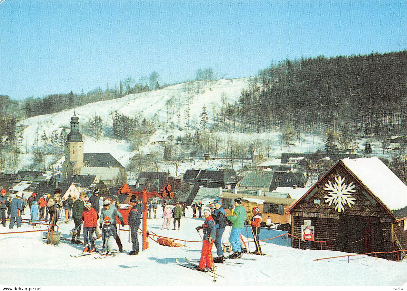 CPM - GEISING (Kr. Dippoldiswalde) - Staatlich Anerkannter Erholungsort - Am Skilift - Geising