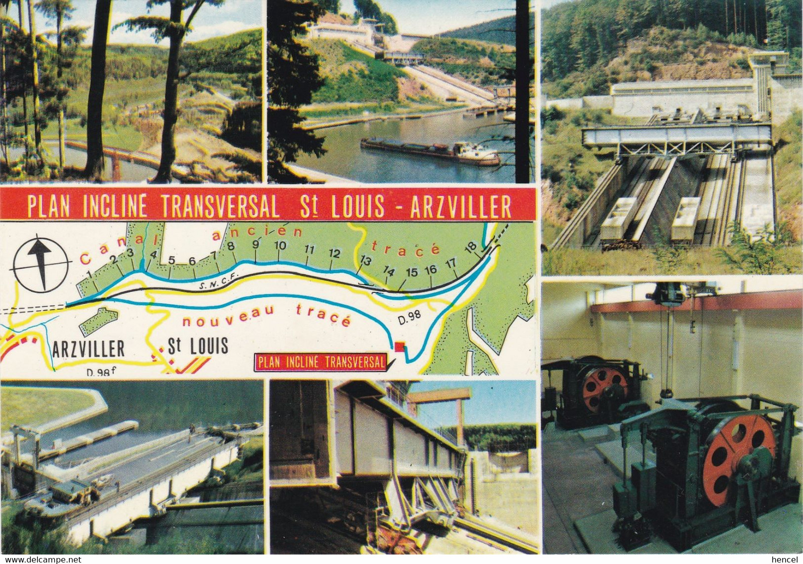 SAINT-LOUIS - ARZVILLER. Le Plan Incliné Transversal Sur Le Canal De La Marne Au Rhin (remplace 17 écluses) - Arzviller