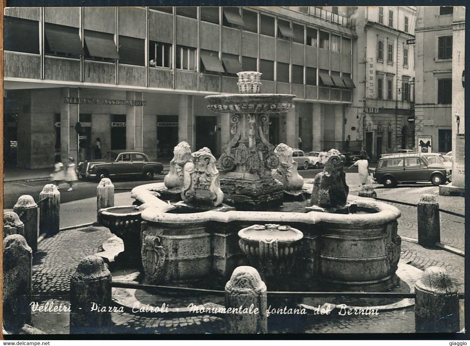 °°° 22036 - VELLETRI - PIAZZA CAIROLI , FONTANA DEL BERNINI °°° - Velletri