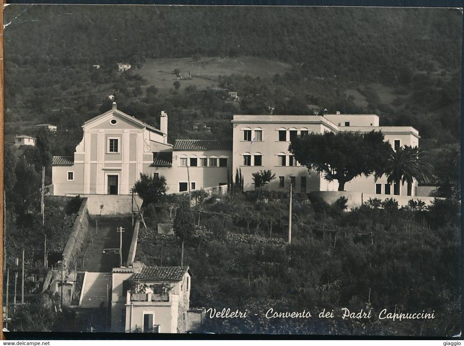 °°° 22038 - VELLETRI - CONVENTO DEI PADRI CAPPUCCINI - 1955 °°° - Velletri