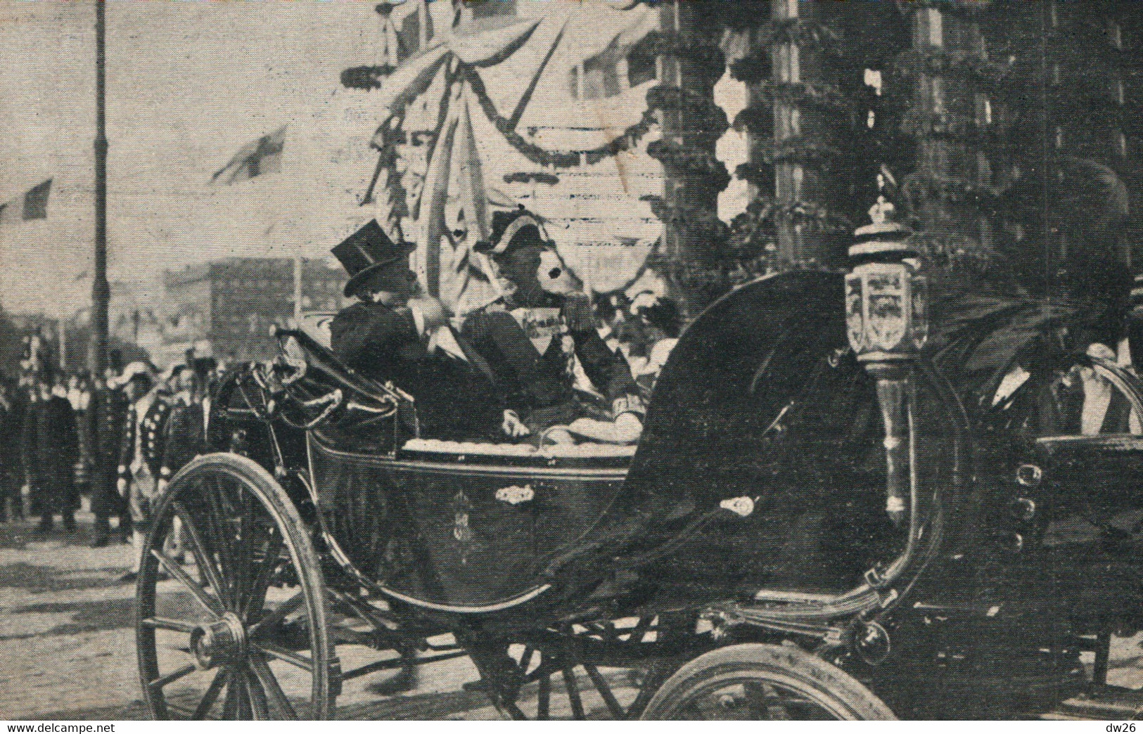 Visite En Carosse Du Président Fallières Stockholm (Présidenten Fallières Ankomst Till Stockholm) En 1908 - Evènements