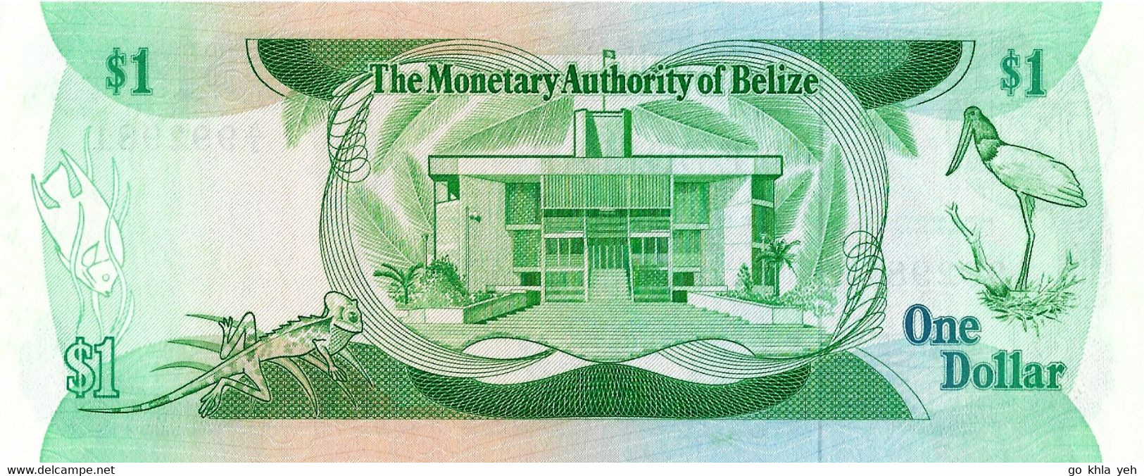 BELIZE 1980 1 Dollar - P.38a Neuf UNC - Belice