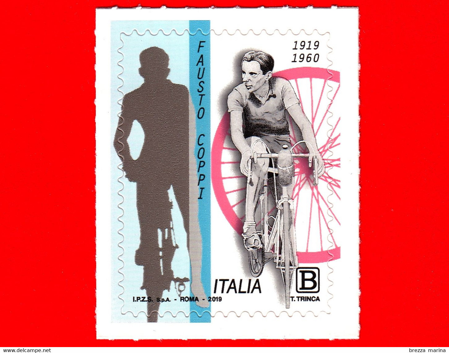 Nuovo - MNH - ITALIA - 2019 - 100 Anni Della Nascita Di Fausto Coppi – Ciclismo – B - 2011-20: Ungebraucht