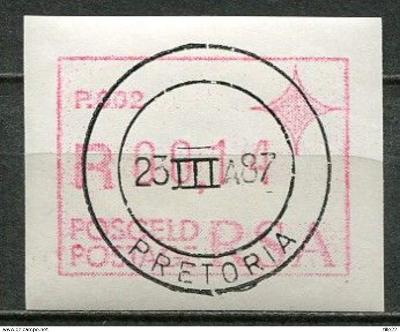 South Africa Südafrika Mi# ATM 3 Gestempelt/used CTO - P002-P026 Complete - Automatenmarken (Frama)