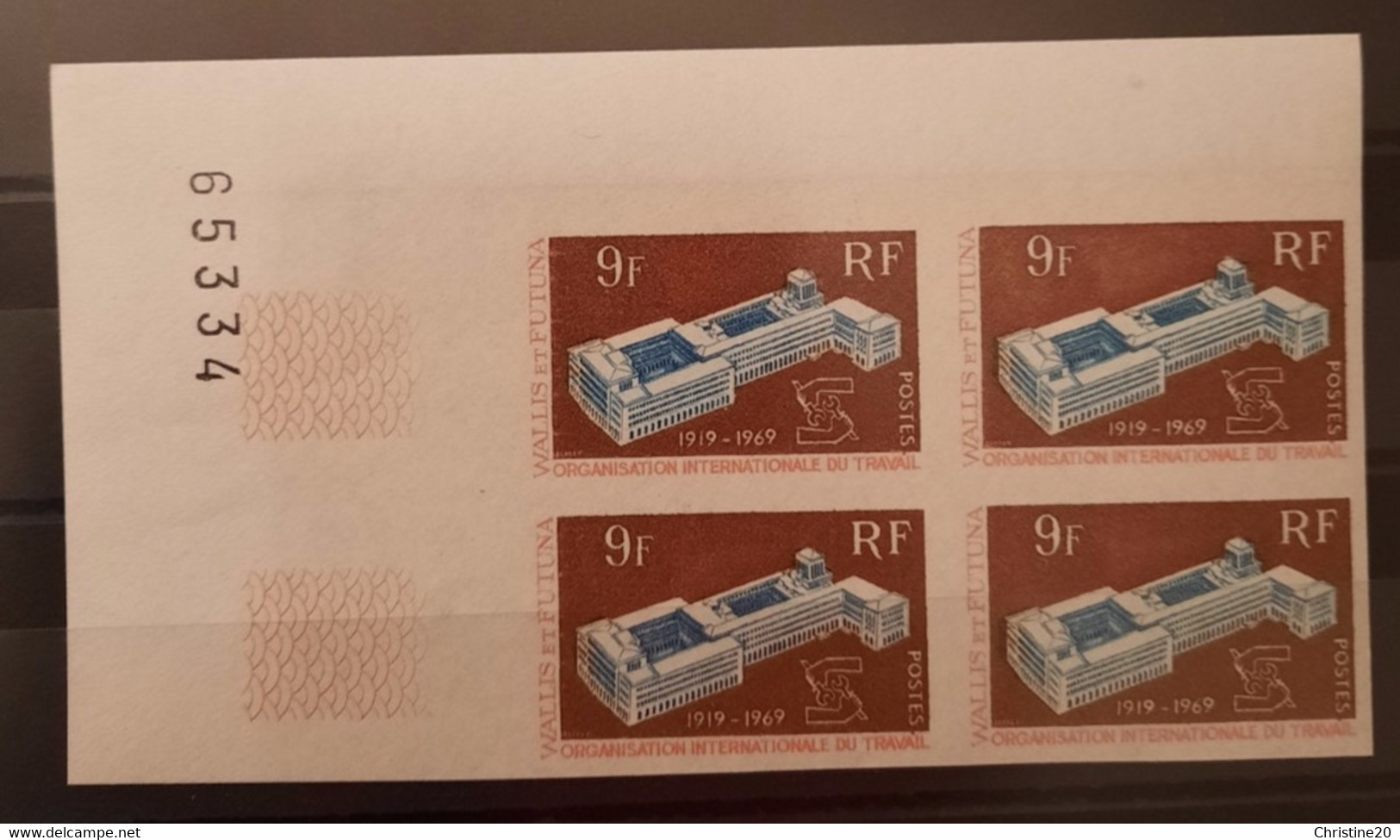 Wallis Et Futuna/ Wallis And Futuna 1969 N°175 Nd Bloc De 4 CdF ** TB - Imperforates, Proofs & Errors