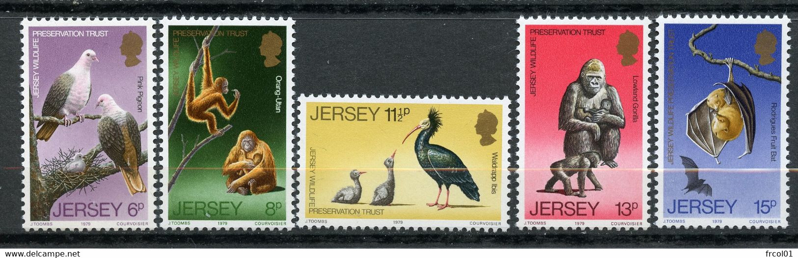 Jersey, Yvert 201/205, MNH - Jersey