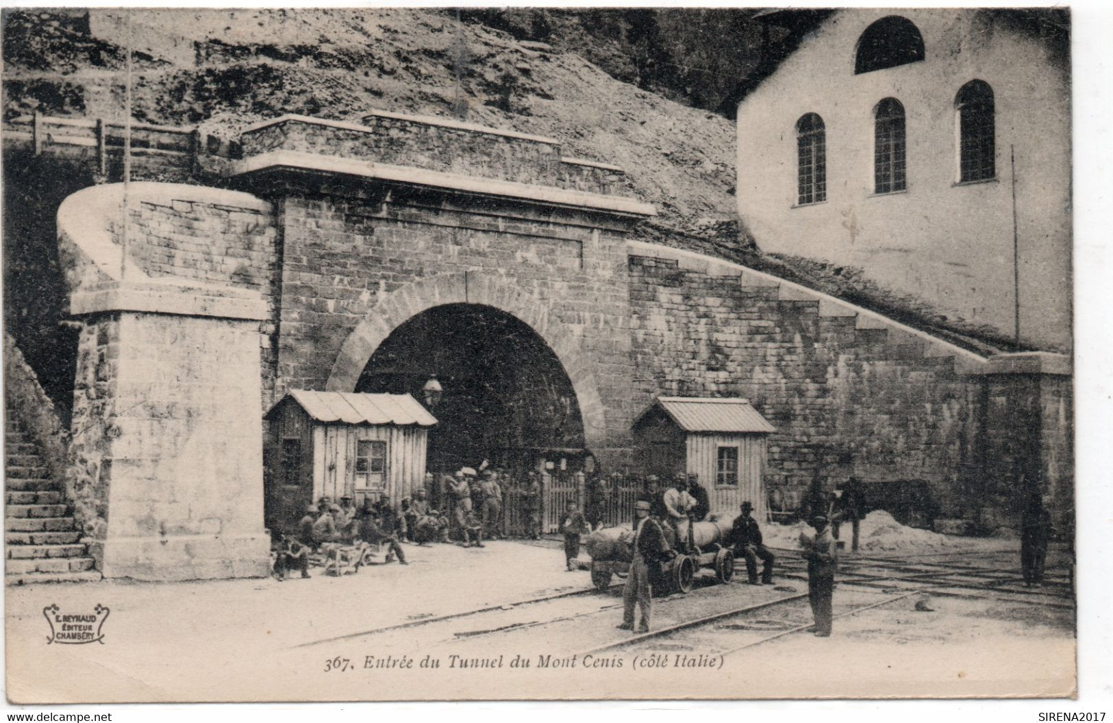 ENTREE DU TUNNEL DU MONT CENIS - COTE ITALIE - TORINO - VIAGGIATA - Sonstige & Ohne Zuordnung