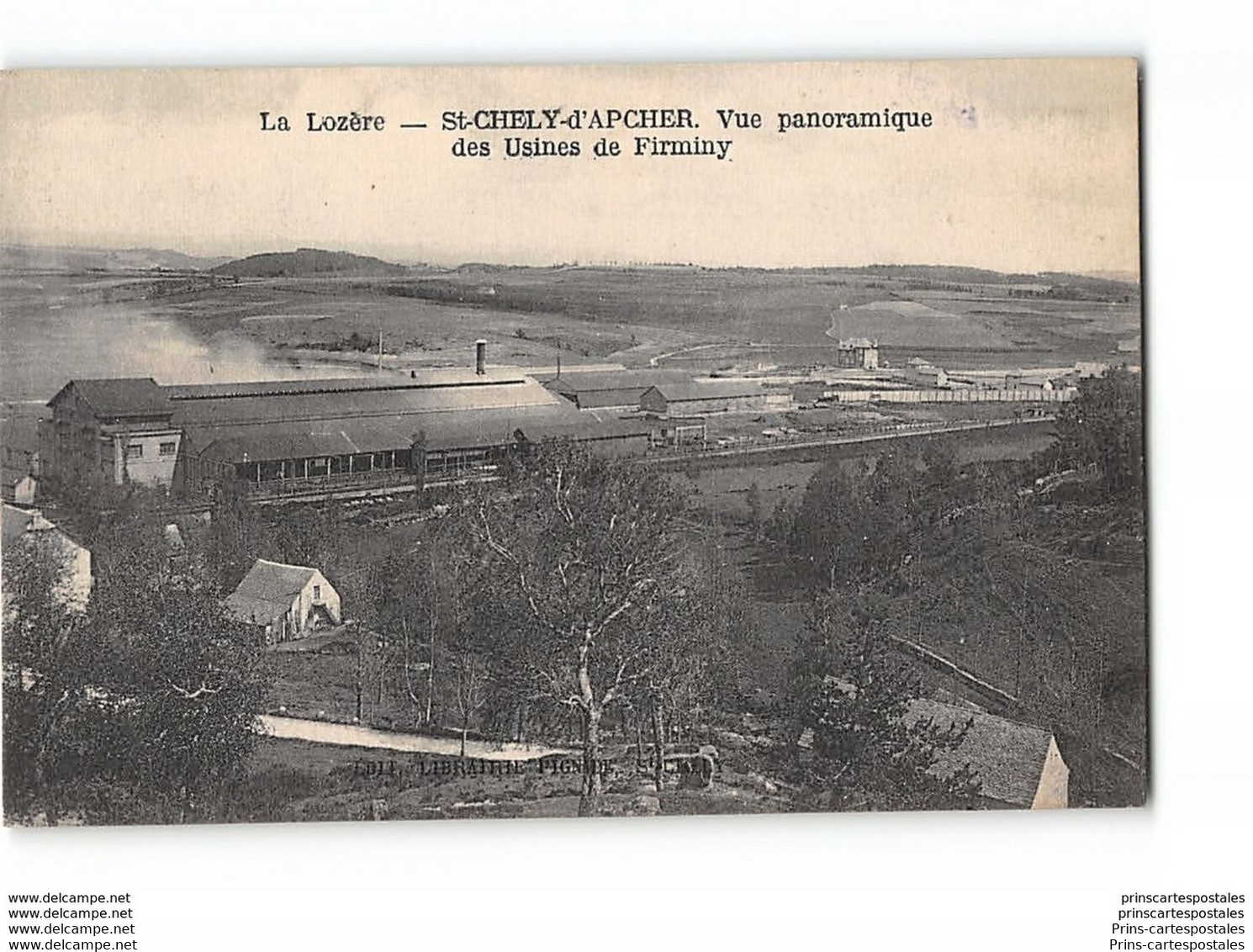 CPA 48 St Chely D'Apcher Vue Panoramique Des Usines De Firminy - Saint Chely D'Apcher