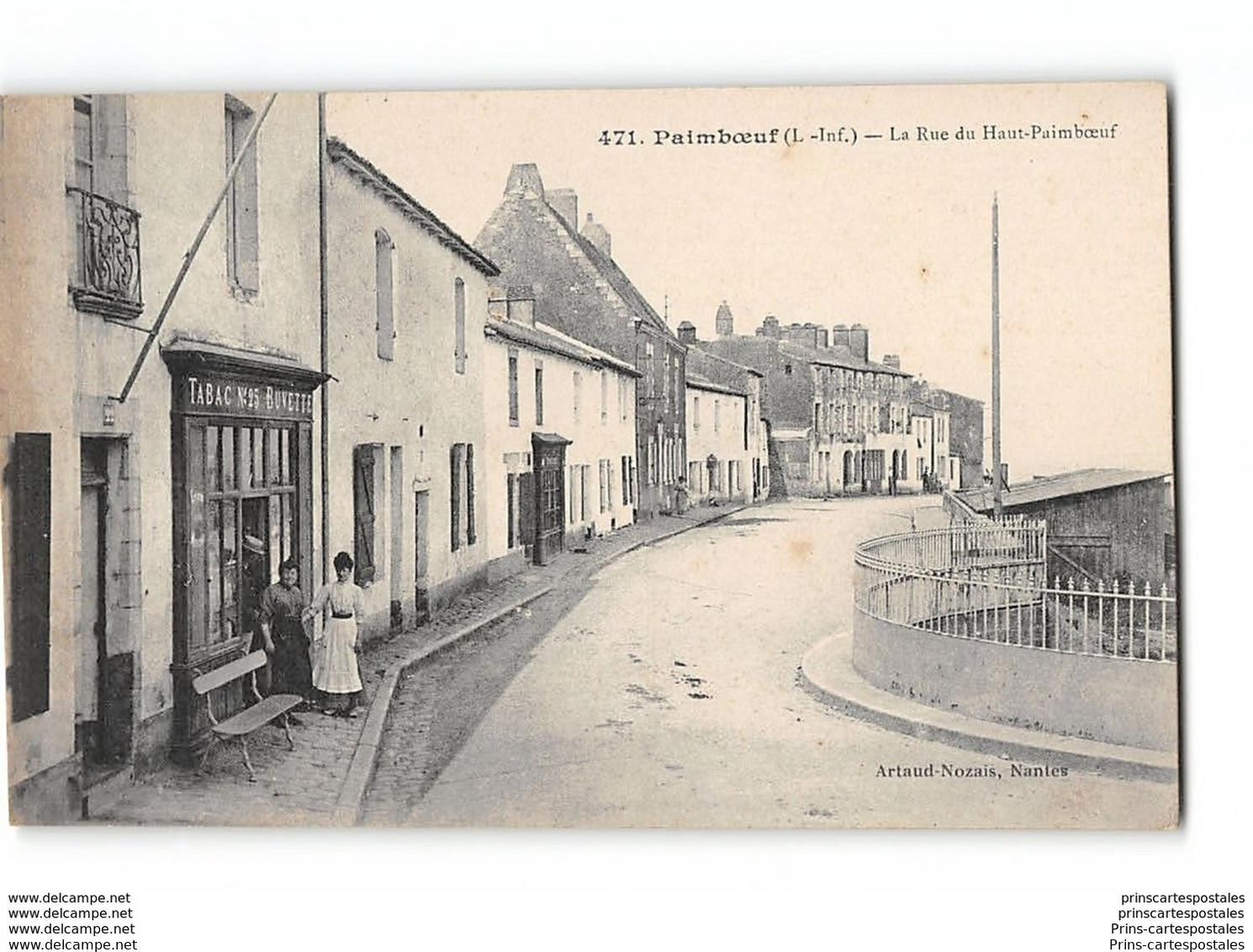 CPA 44 Paimboeuf Rue Du Haut - Paimboeuf