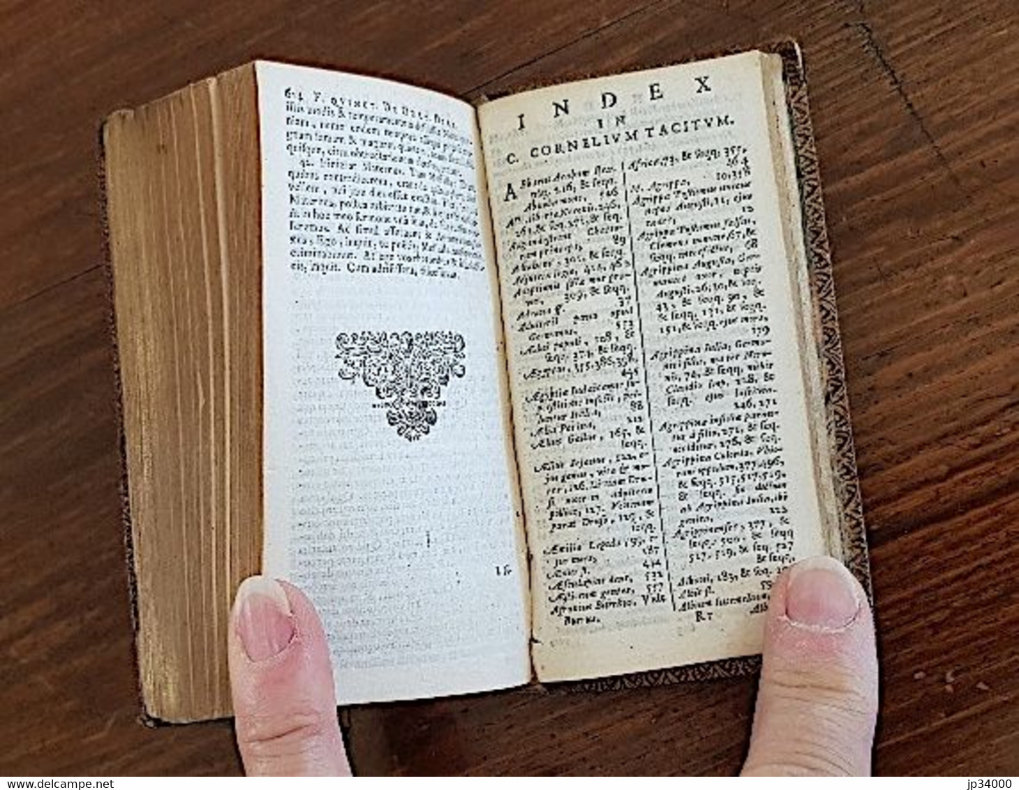 CORNELIUS TACITUS: OPTIMIS EXEMPLARIBUS COLLATUS Adiecti Funt Capitulorum Numeri. Publié A Amsterdam En 1649 - Jusque 1700
