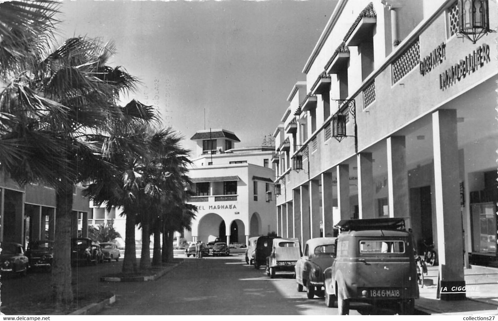 AGADIR- AVENUE NICOLAS FAOUET ET L'HÔTEL MARHABA - Agadir