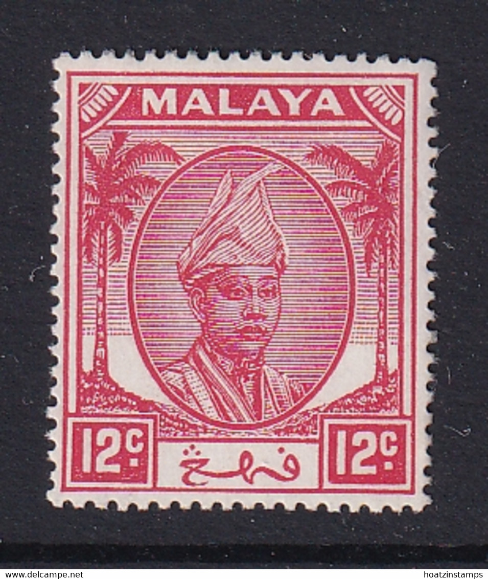 Malaya - Pahang: 1950/56   Sultan Abu Bakar    SG62     12c      MH - Pahang