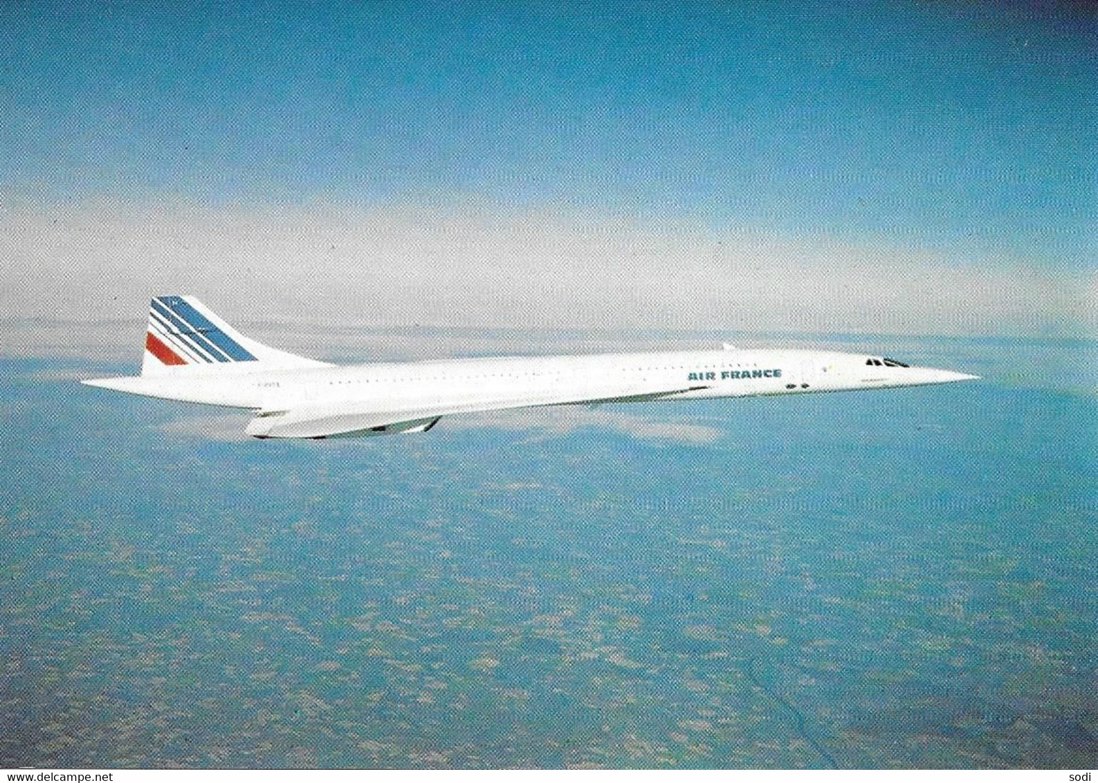 CP  Concorde  Air France En Vol. Edit. Arthur Dixon - Andere & Zonder Classificatie