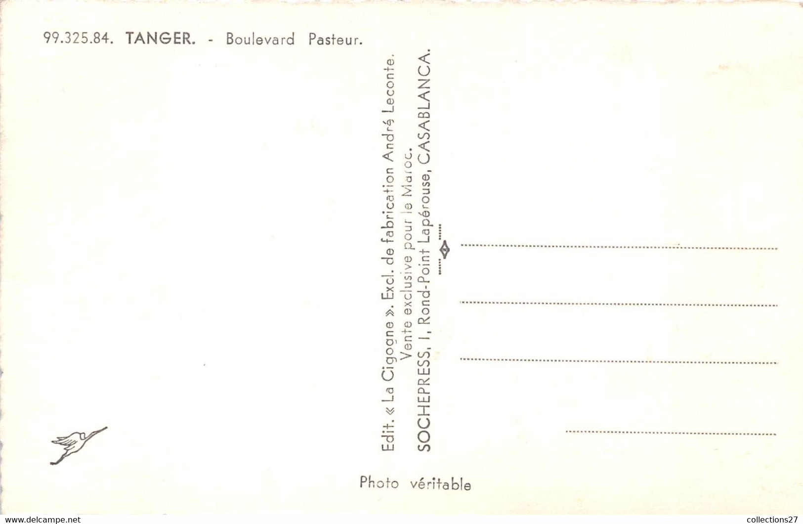 TANGER- BOULEVARD PASTEUR - Tanger