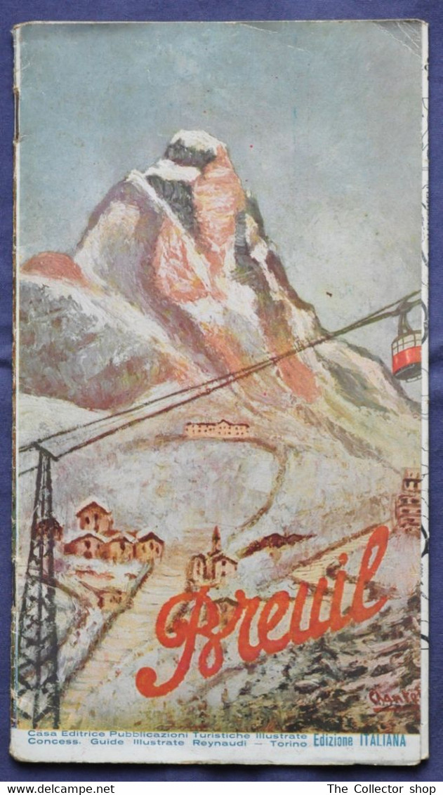 Guida Turistica VALTURNANCE  Con Carta Topografica Edizione 1938 - Dépliants Turistici