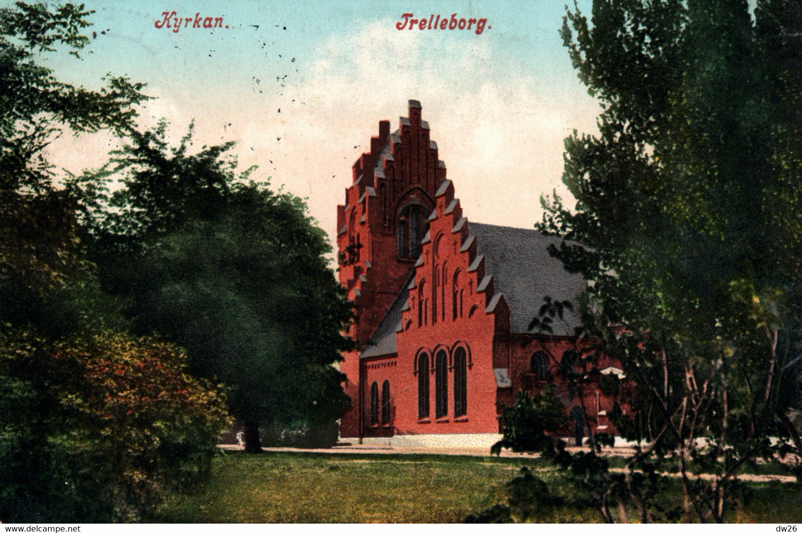 Sweden (Suède) Trelleborg, Kyrkan (St Nicolaï Kirka, Church, L'Eglise) - Schweden