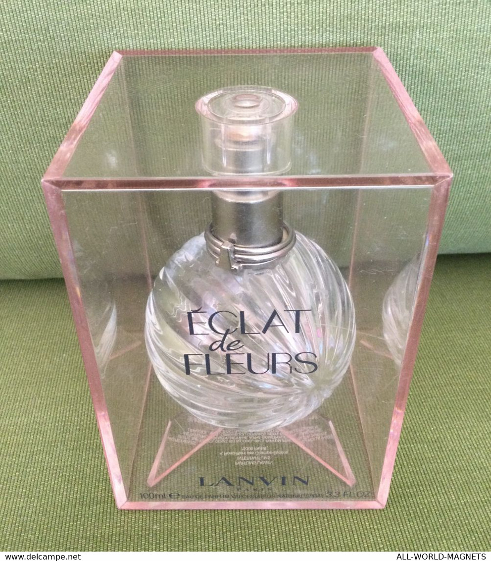 Empty Bottle Perfume Eclat De Fleurs, Eau De Parfum, 100 Ml, France - Frascos (vacíos)