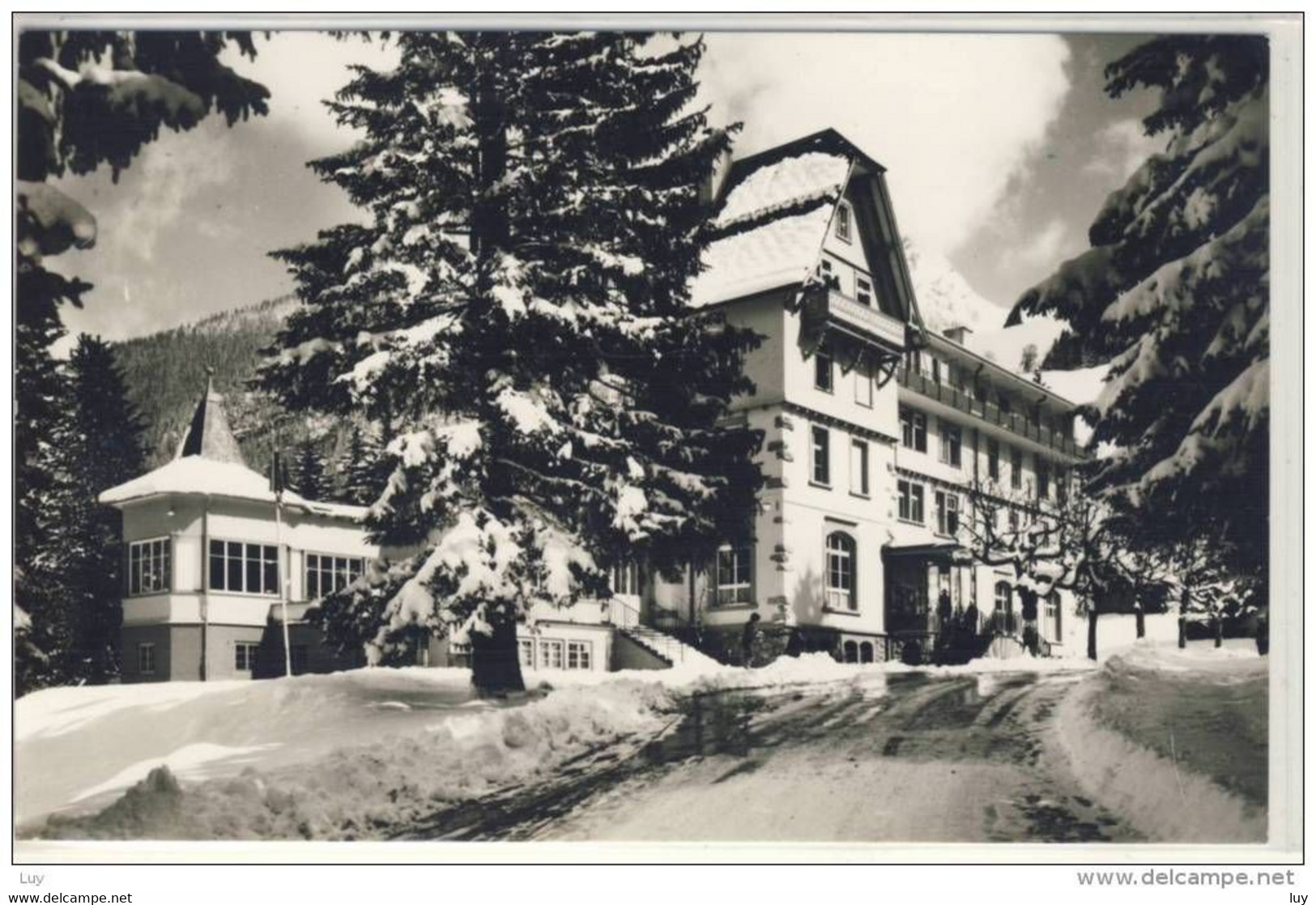 SCHWENDEN, BE,  Kurhaus GRIMMIALP Im Winter - 1977 - Diemtigen