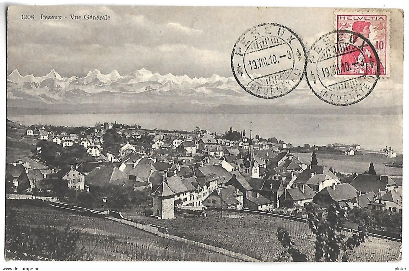 SUISSE - PESEUX - Vue Générale - Peseux