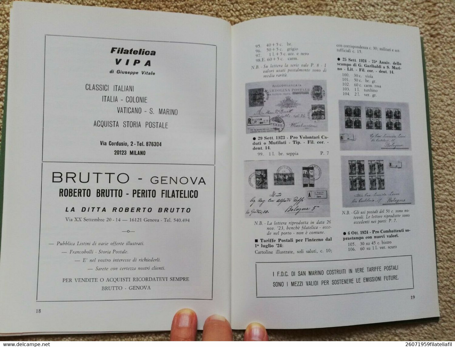 REPUBBLICA DI S.MARINO NOTE DI STORIA POSTALE 1901-1950 PARTE PRIMA DI GIANNETTO CESCO - Philately And Postal History
