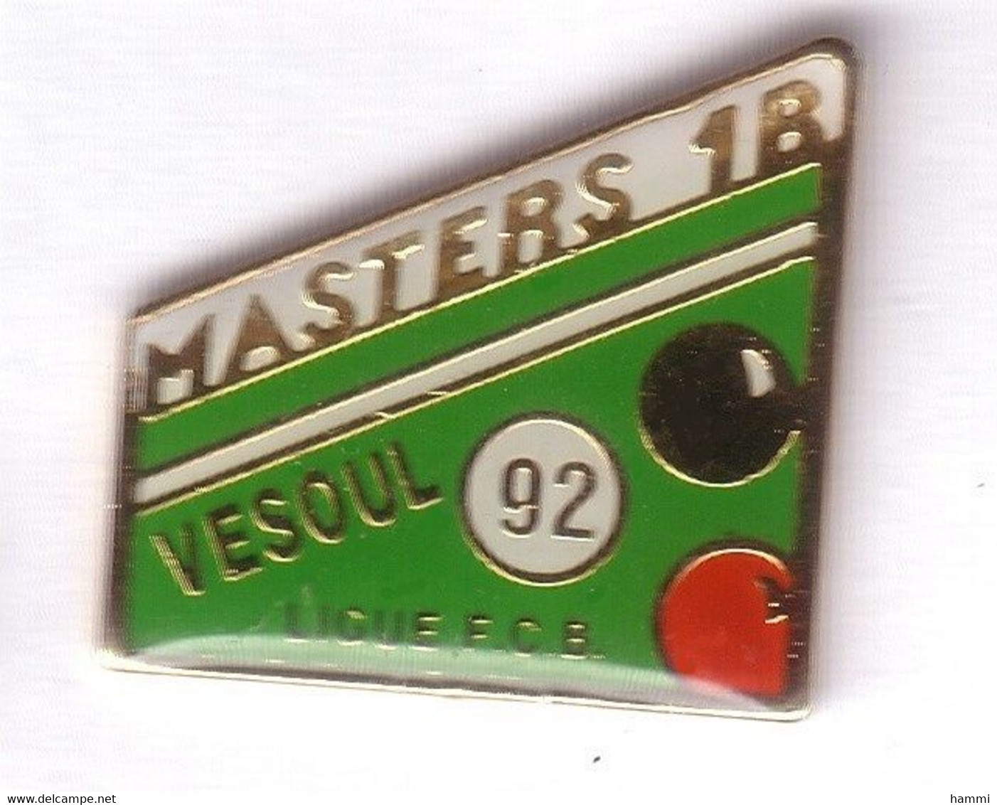 C25 Pin's BILLARD MASTERS 1B Vesoul Haute-Saone Achat Immédiat - Billiards