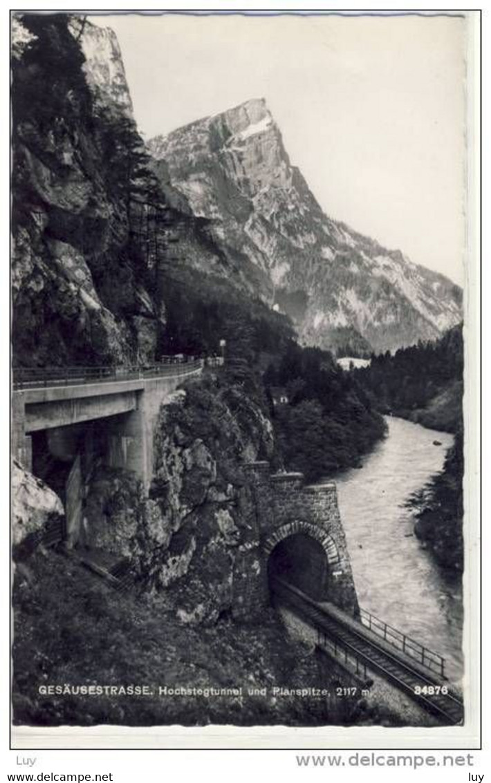 GESÄUSE STRASSE - Eisenbahn Hochstegtunnel Und Planspitze, 1958 - Gesäuse