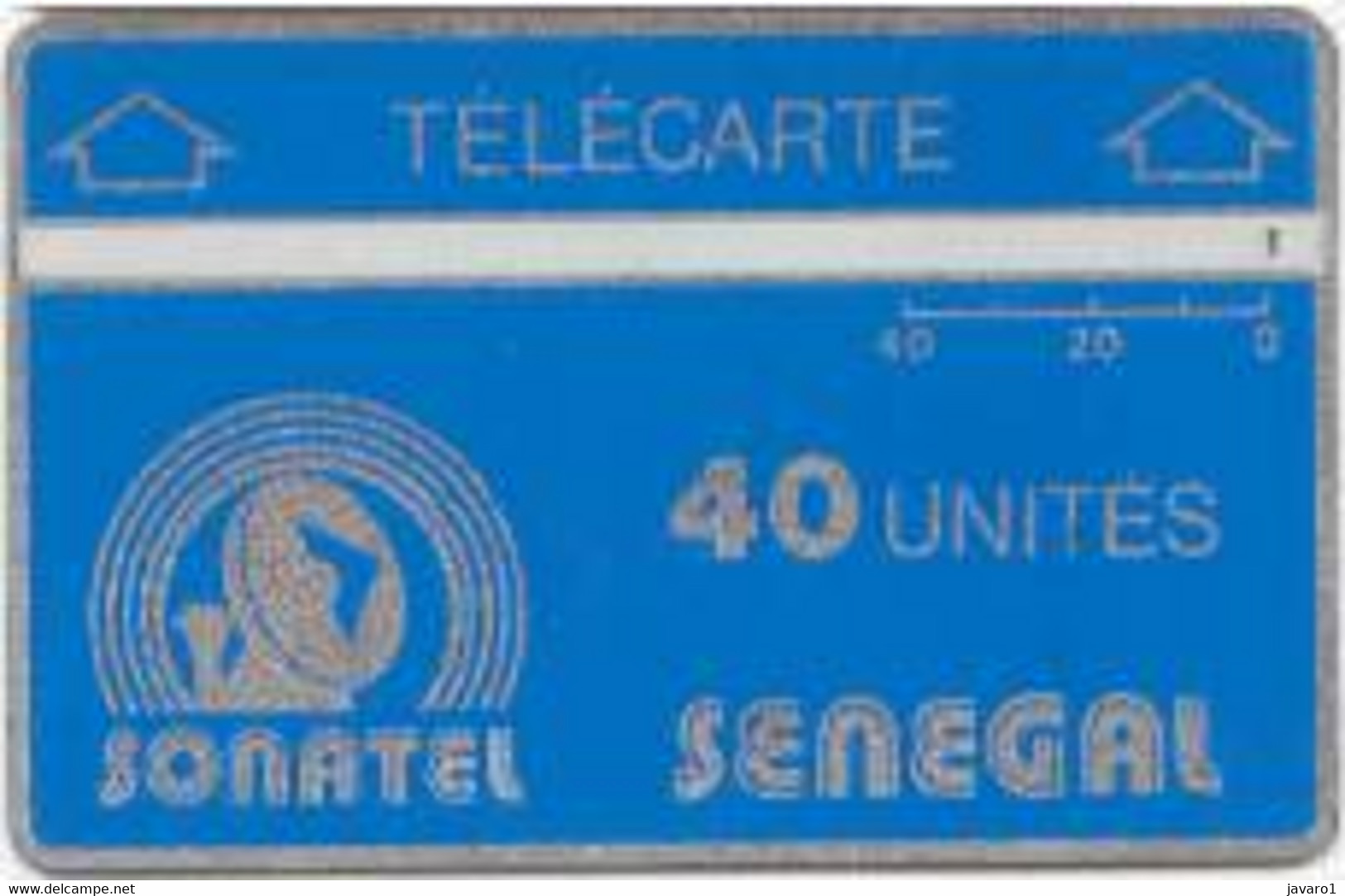 SENEGAL : SEN04 40 U No Notch 3/4 Mm USED - Sénégal