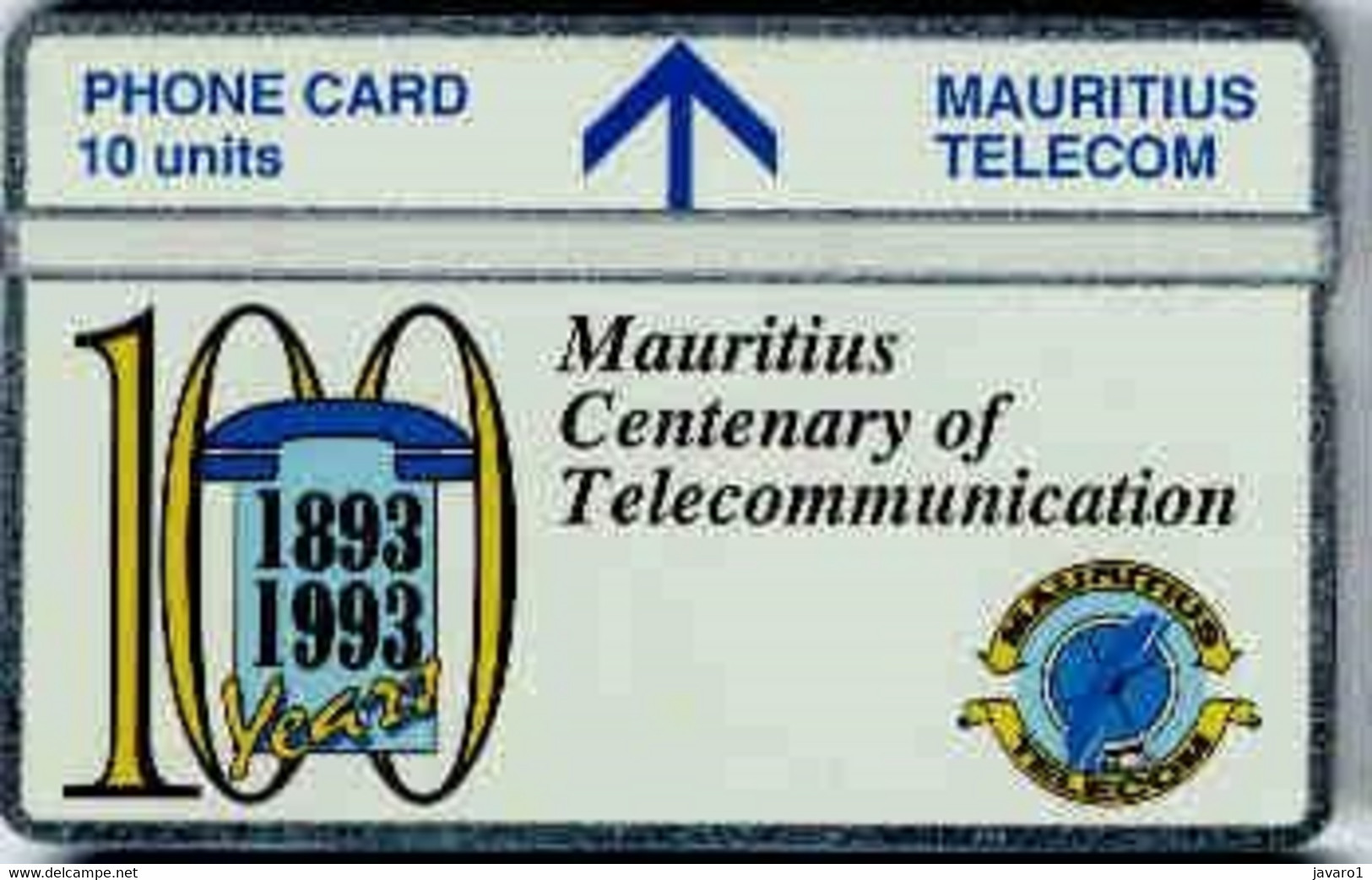 MAURITIUS : MAU13 10u Centenary Telecomunication MINT - Mauritius