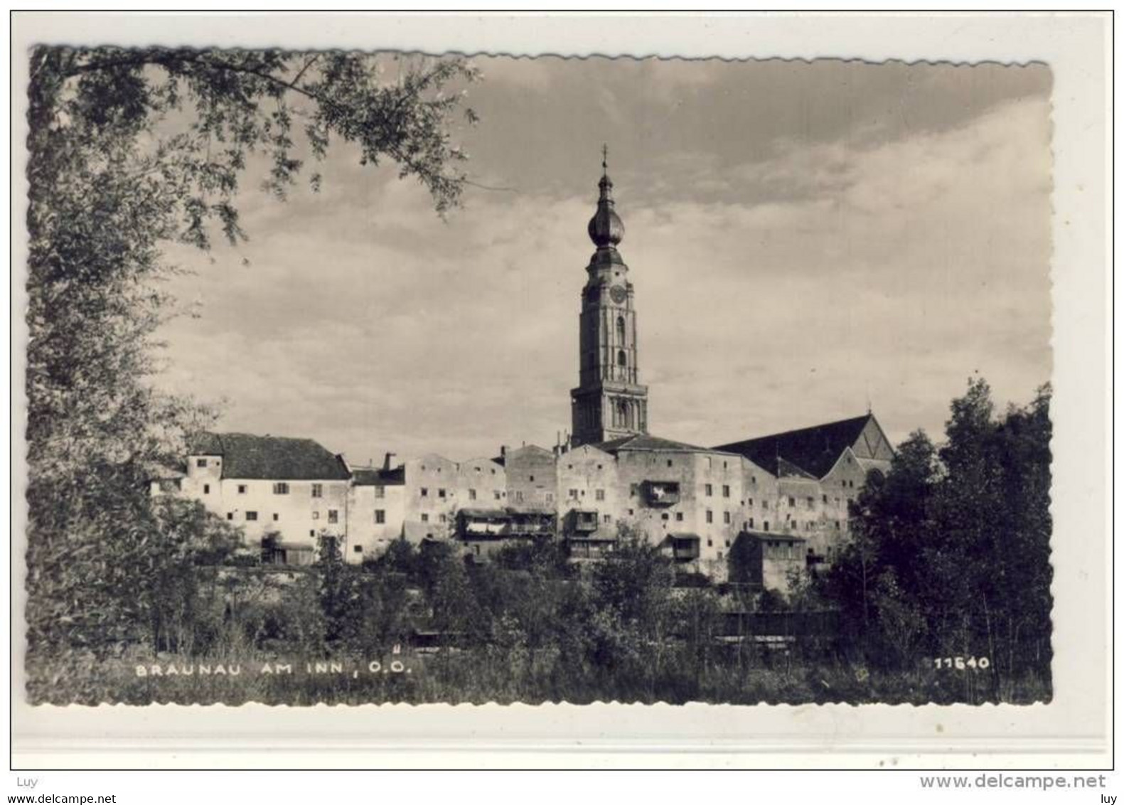 BRAUNAU Am Inn, O.Ö. Panorama S/w - Braunau