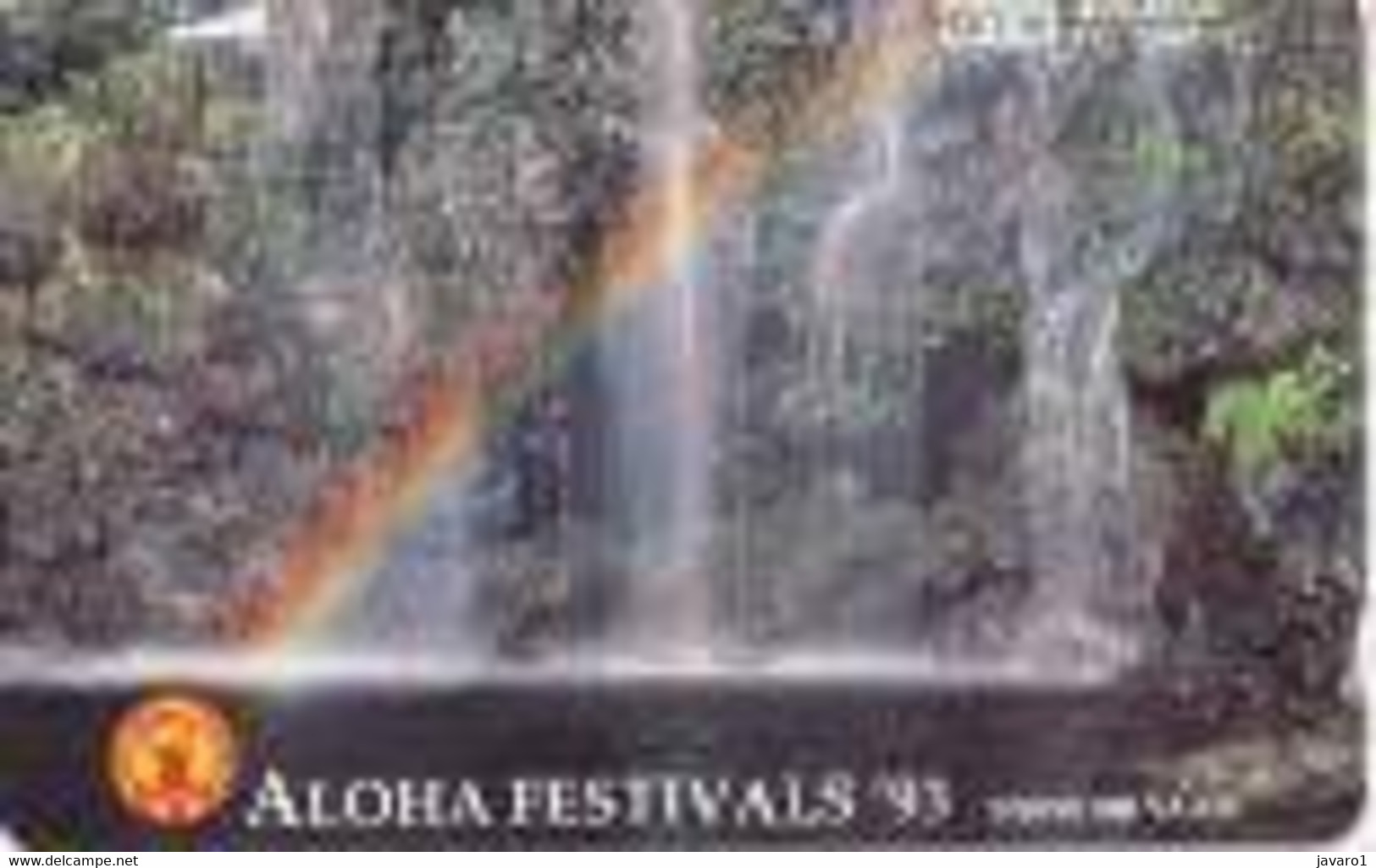 HAWAI : HAW38 ALOHA FEST. 93 Rainbow Falls Rev.A MINT - Hawaï