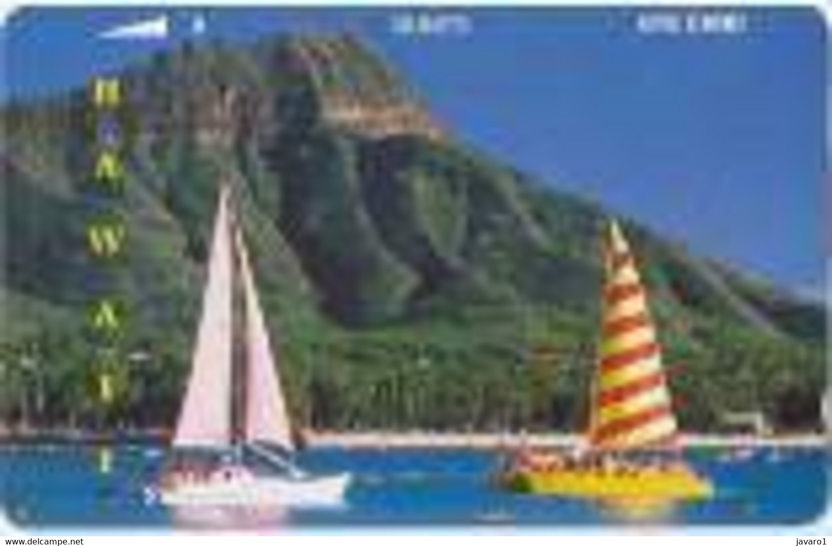 HAWAI : HAW30 10u 2 Sailboats+mountain MINT - Hawaï