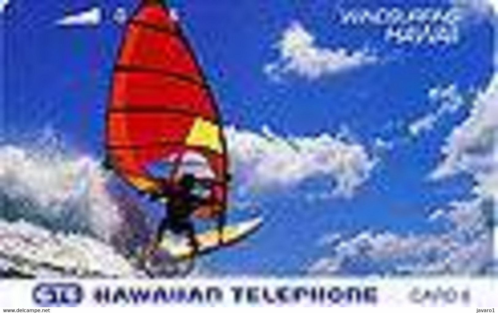 HAWAI : HAW25 6u Windsurfing HAWAI (white Strip) MINT - Hawaï