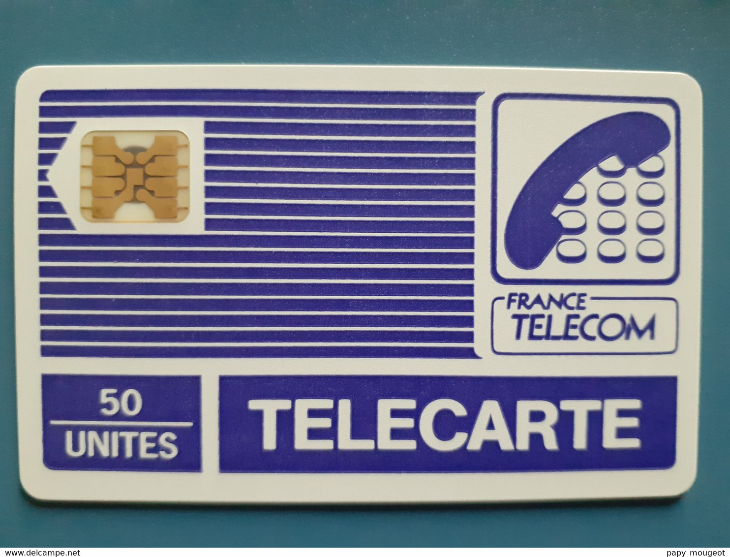 Py17 SC4ob 50 Unités Logo France Telecom 1 Seul Chiffre N° ...1 Impact En Bas à Droite - Pyjamas'