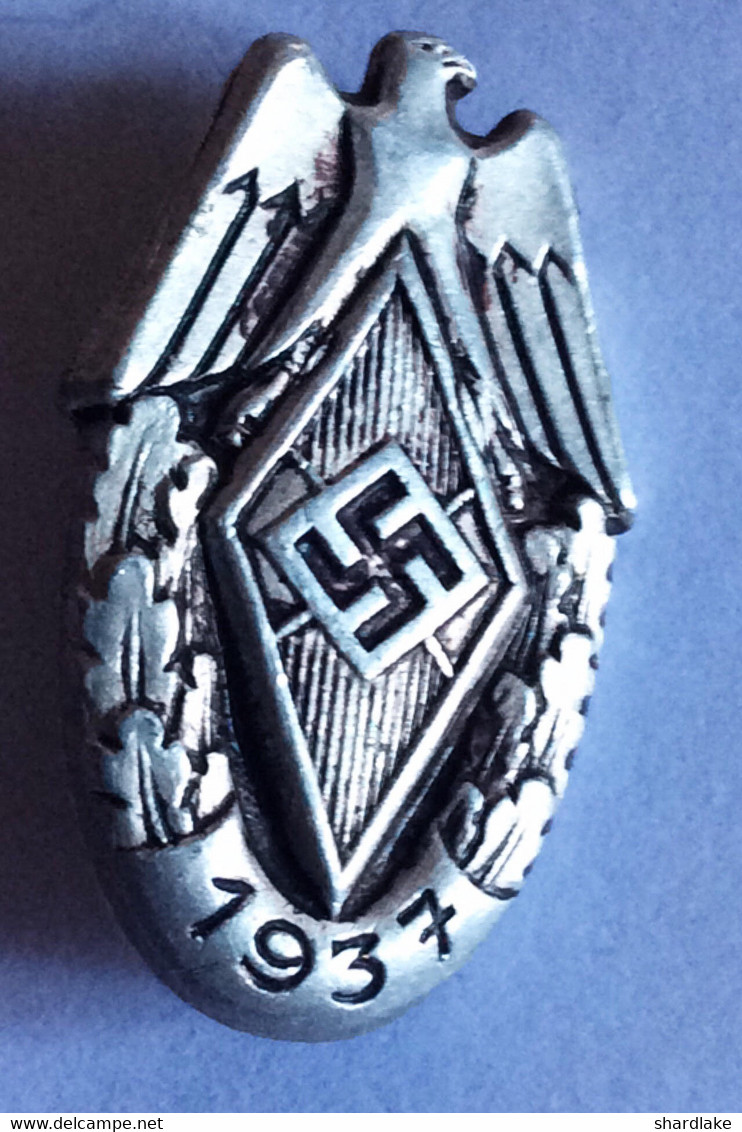 Victory Badge/siegernadel Hitlerjugend 1937 - 1939-45