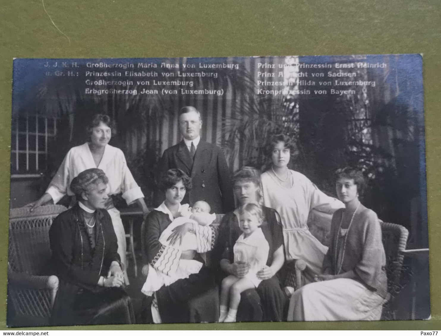 Postkarte , Famille Grand-Ducale Luxembourg - Altri & Non Classificati