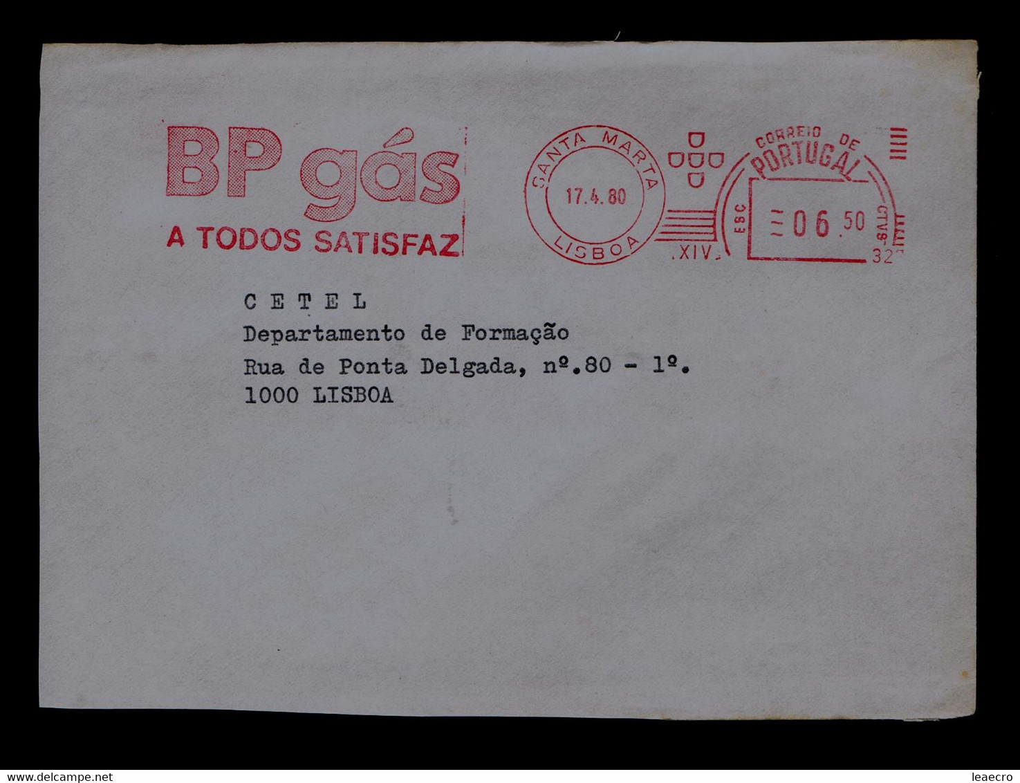 Portugal EMA "BP Gaz - Satisfation To All" Energies Oil Pétrole 1980 Front Cover Gc5298 - Gaz