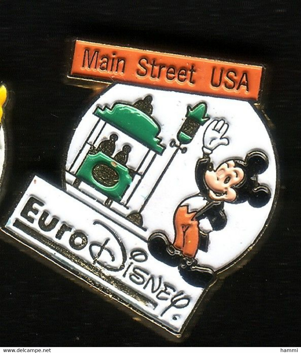 BD306 Pin's Mickey DISNEY EURODISNEY MAIN STREET USA Achat Immédiat Immédiat - Disney