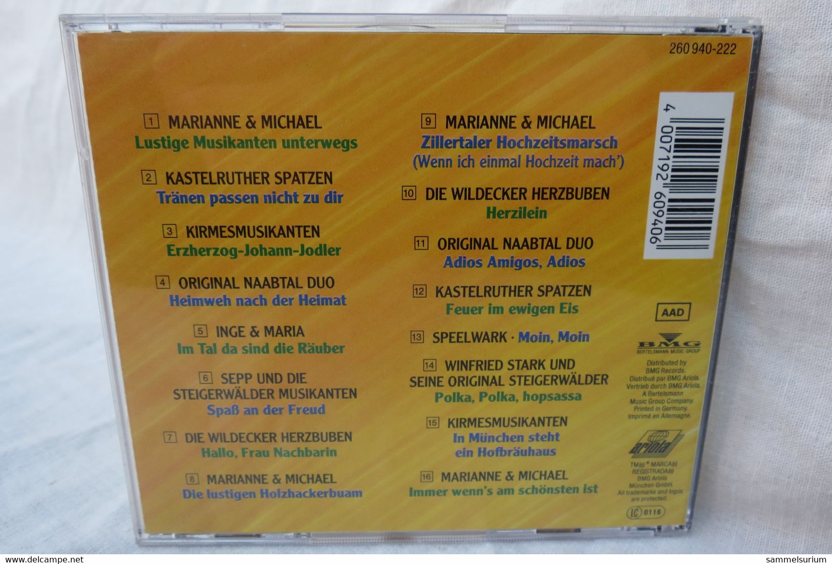 CD "Lustige Musikanten Unterwegs" Marianne & Michael Präsentieren Die Grossen Tournee-Erfolge, Folge 2 - Otros - Canción Alemana