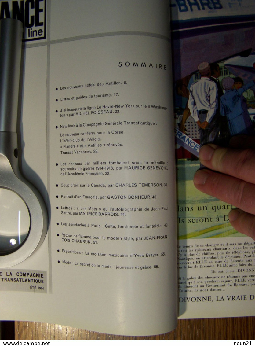 FRANCE - Via French Line N° 20 Eté 1964 - Revue De La Compagnie Générale Transatlantique - Toerisme En Regio's