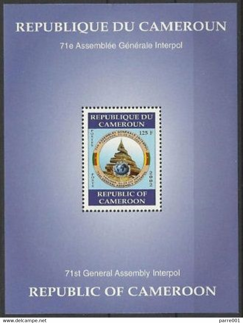 Cameroun Cameroon Kamerun 2002 Assemblée Générale D'Interpol Police Yaounde Y&T BF 35 Michel Block 36 Mint - Politie En Rijkswacht