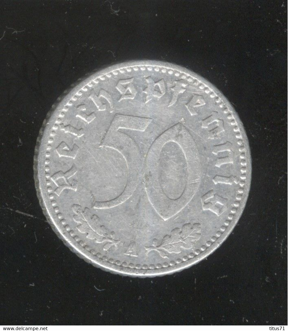 50 Pfennig  Allemagne/Germany 1943 A - 50 Reichspfennig