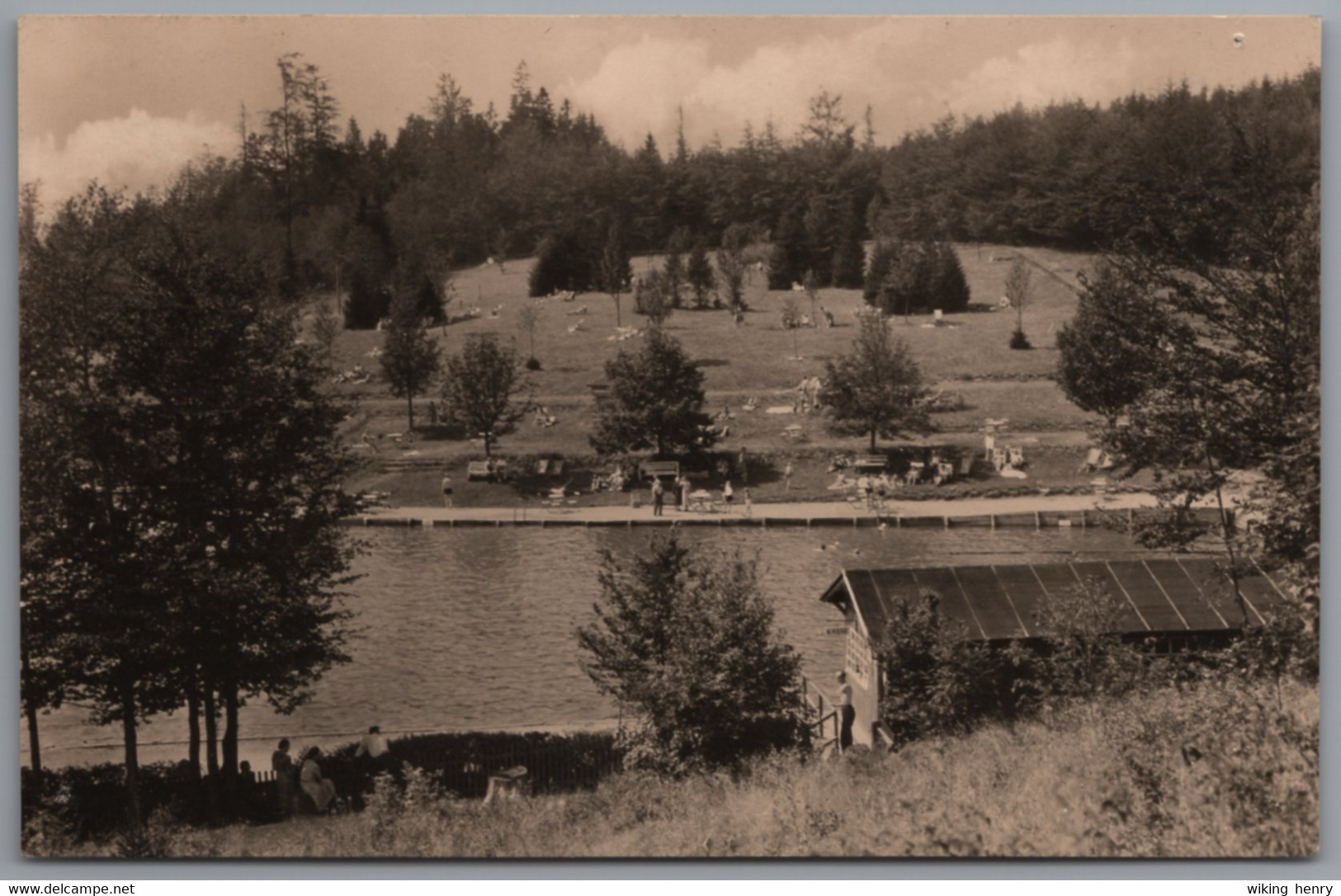 Schmiedefeld Am Rennsteig - S/w Schwimmbad - Schmiedefeld