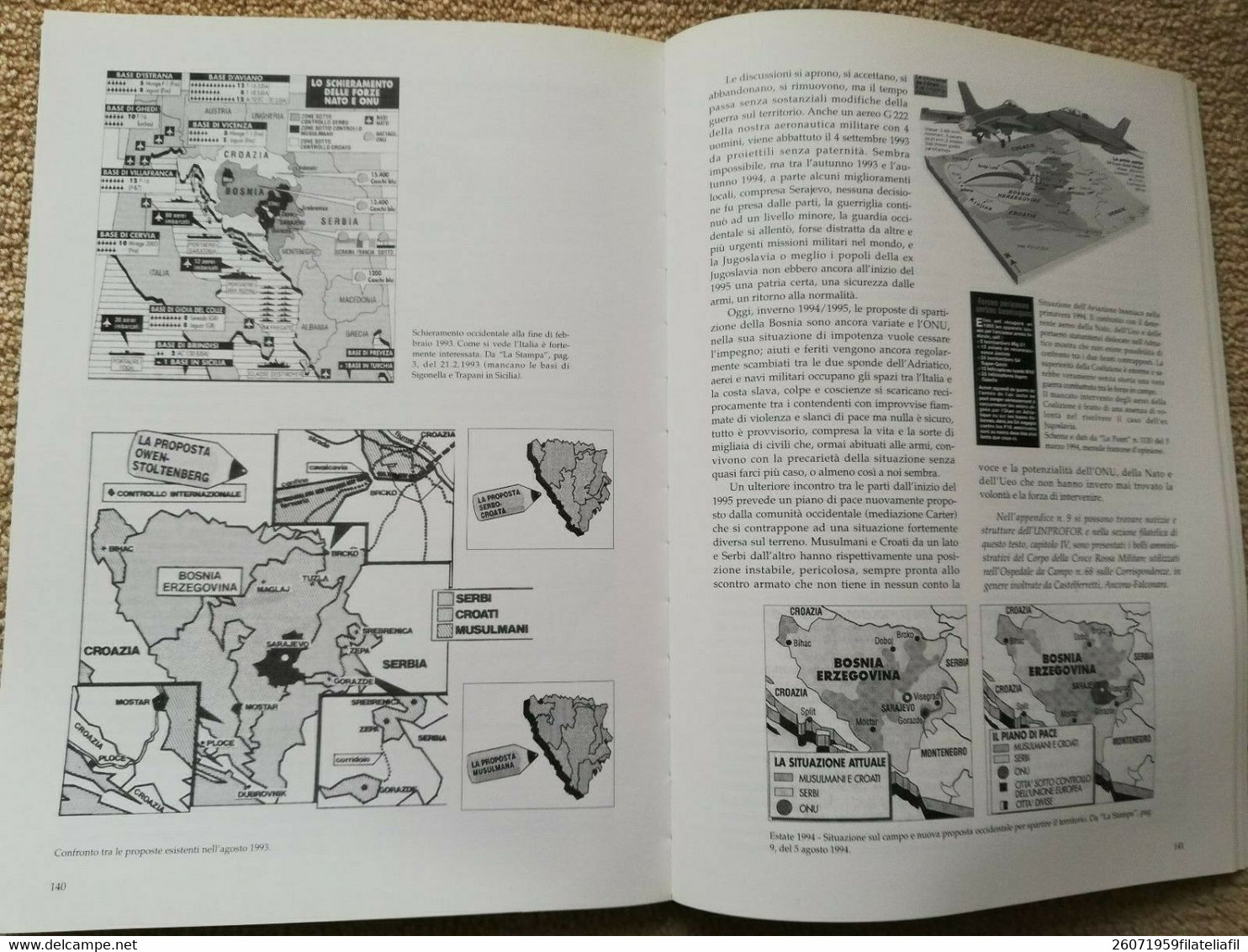 LE MISSIONI MILITARI DI PACE DELL'ITALIA 1991-1995 DI GIOVANNI RIGGI DI NUMANA - Philatelie Und Postgeschichte