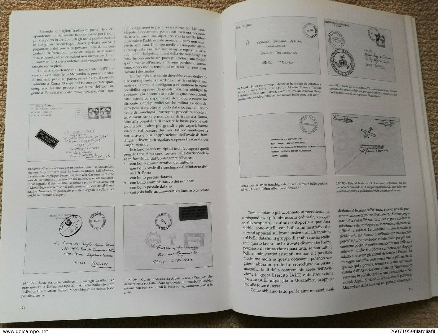 LE MISSIONI MILITARI DI PACE DELL'ITALIA 1991-1995 DI GIOVANNI RIGGI DI NUMANA - Philatelie Und Postgeschichte