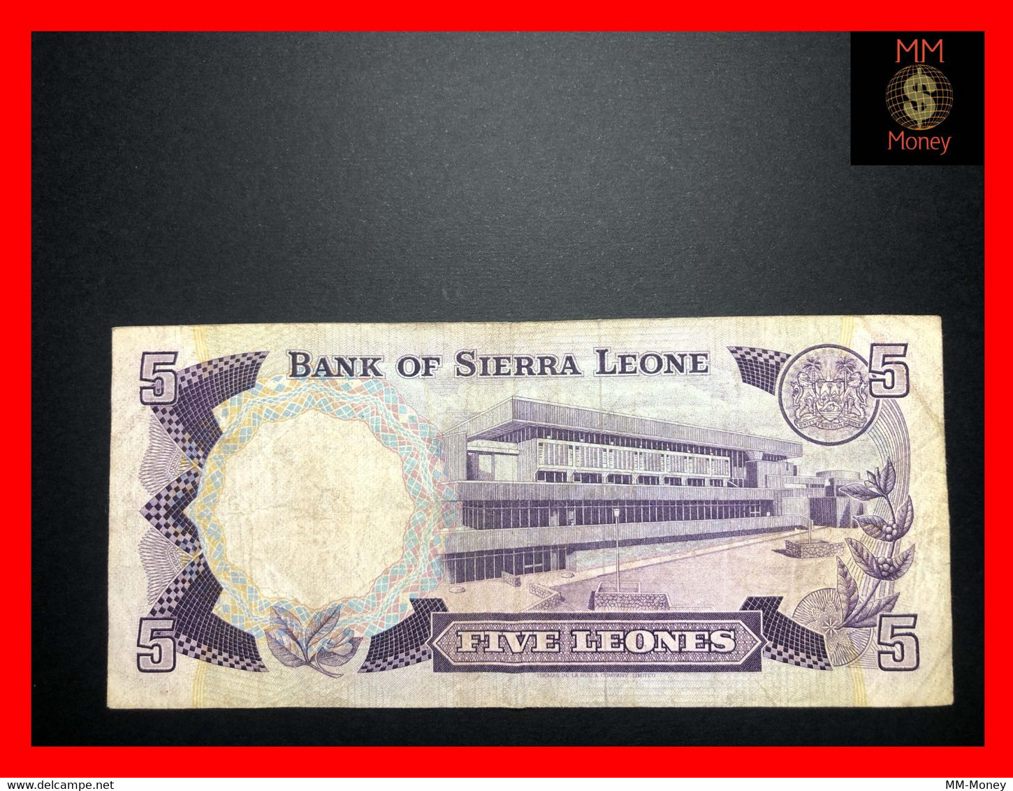 SIERRA LEONE  5 Leones  1.7.1981  P. 7   VF - Sierra Leone