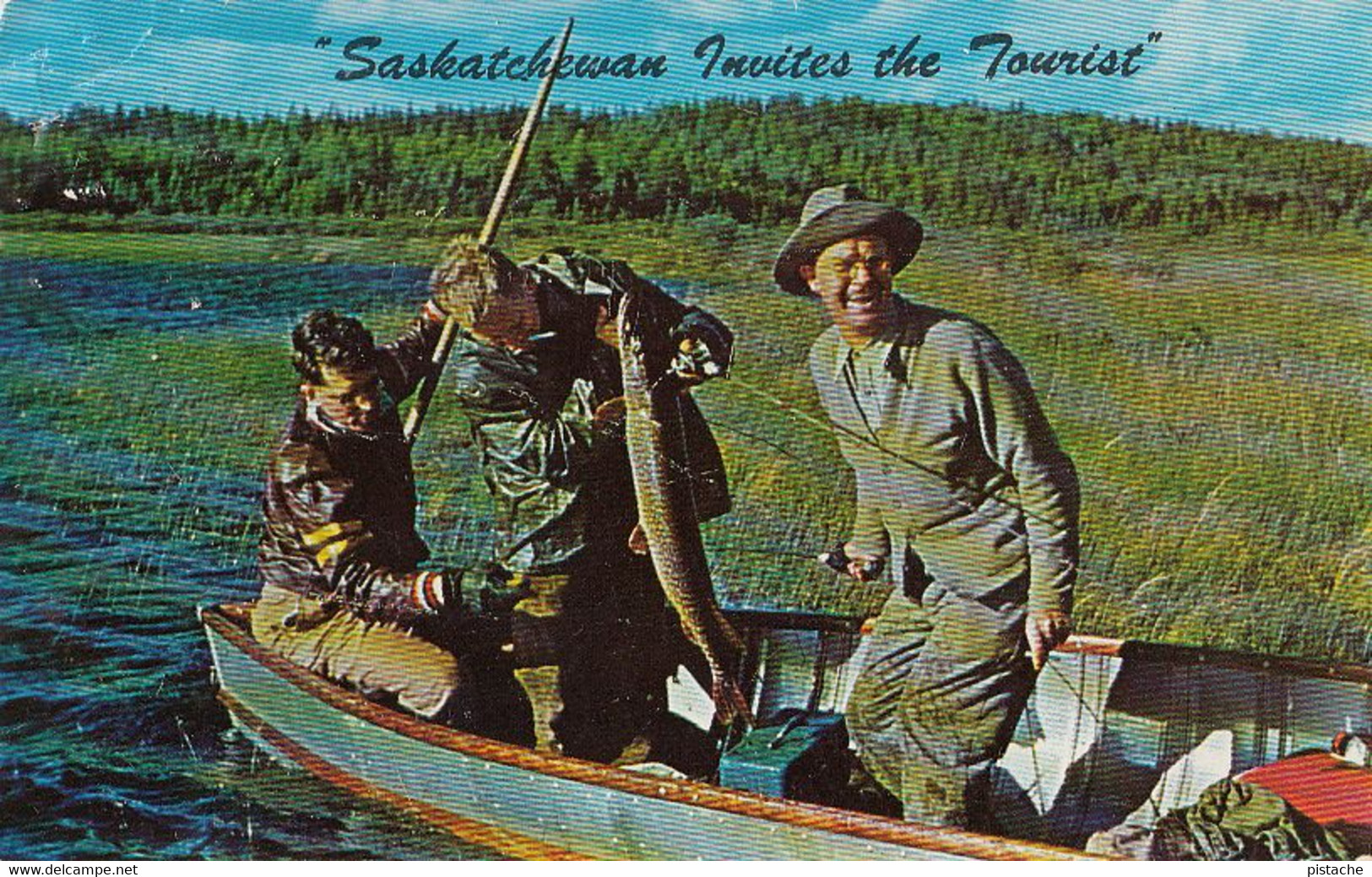 Canada Saskatchewan - Fish Fishing  - Humor Humour - Written 1950-1955 - 2 Scans - Other & Unclassified